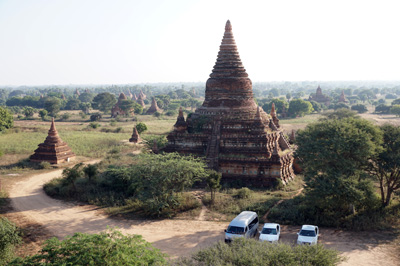 Bulethi Paya, Bagan at Ground Level, Myanmar 2017