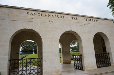 One of the War Cemeteries for the Death Railway, River Kwai, Thailand 2017