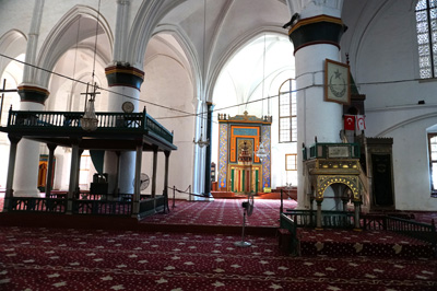 ... is misaligned with the required axis of the Mosque, North Nicosia: Selimiye Mosque, Cyprus 2018