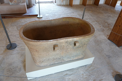 Another late bronze age bathtub, Sanctuary of phrodite, Cyprus 2018