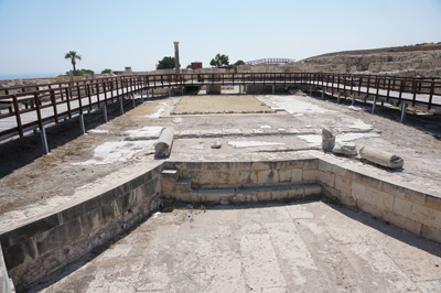 Roman Nymphaneum, Ancient Kourion archaeological site, Cyprus 2018