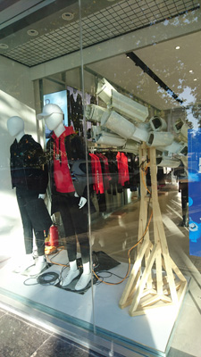 Unusual shop display, Around Hotan, Xinjiang - Fall 2019