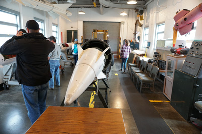 Partly dis-assembled missile, Prelininaries, Marin Nike Missile Site, Sept 2018