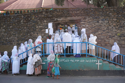 Church overflow, Gondar Royal Compound, Ethiopia++ 2018