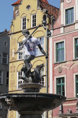 Statue of Poseideon, Poland 2018