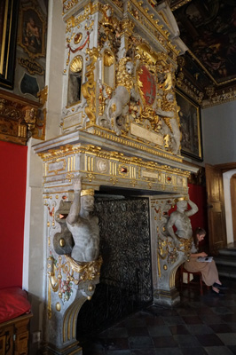 Town Hall Fireplace, Gdansk Old City, Poland 2018