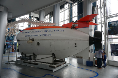 Deep ocean exploratory diver, Kaliningrad Museum of the World's Ocean, Russia 2018