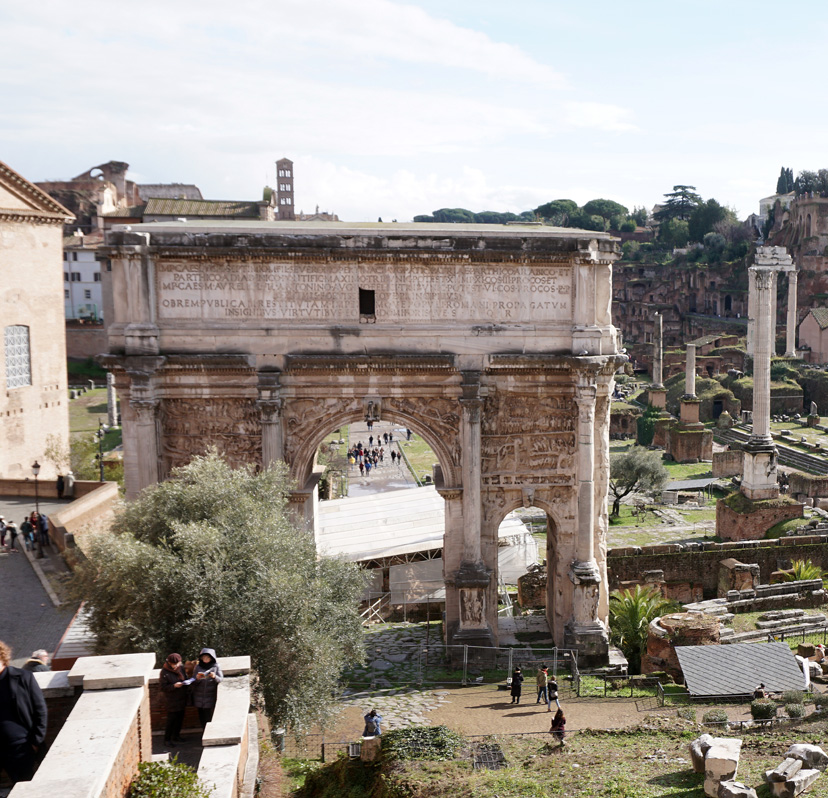 Forum Area, Arch of Septimus Severus