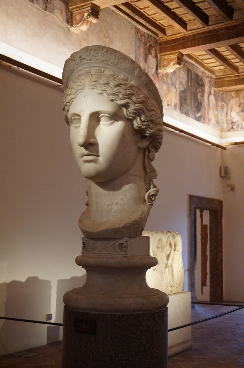 National Museum of Rome, Palazzo Altemps, "Juno Ludovisi" 1st C AD (?)
