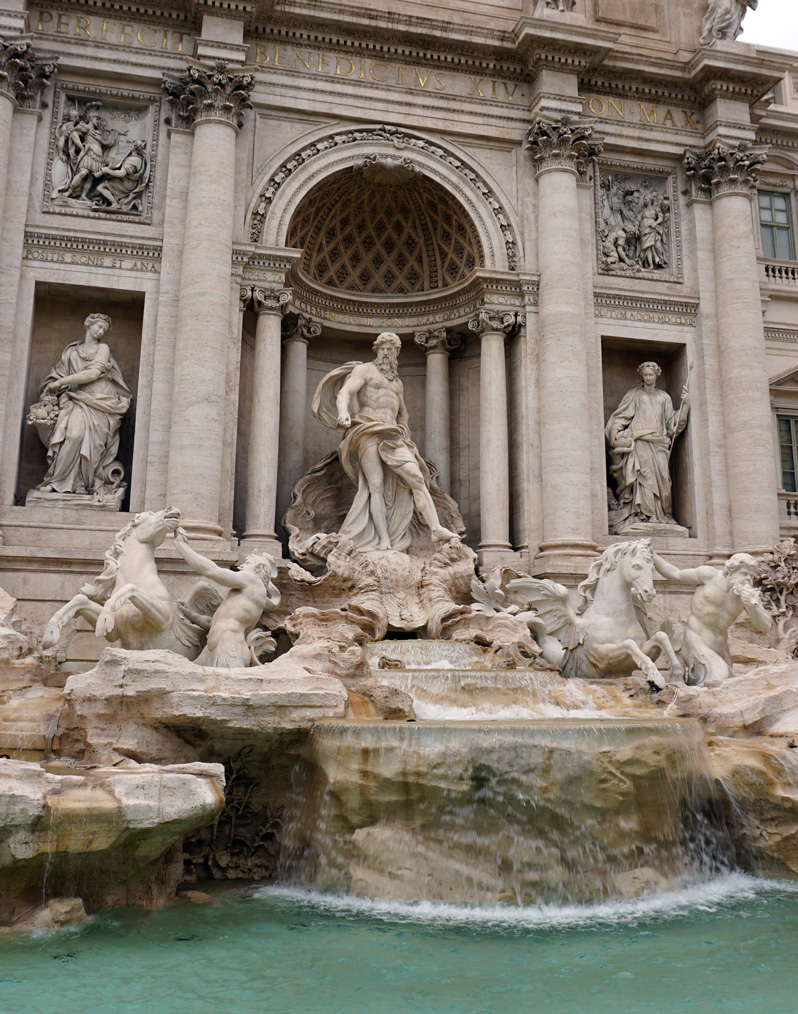 Around Rome, Trevi Fountain