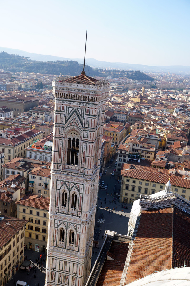 Florence Duomo, Cupola: View to Campanile