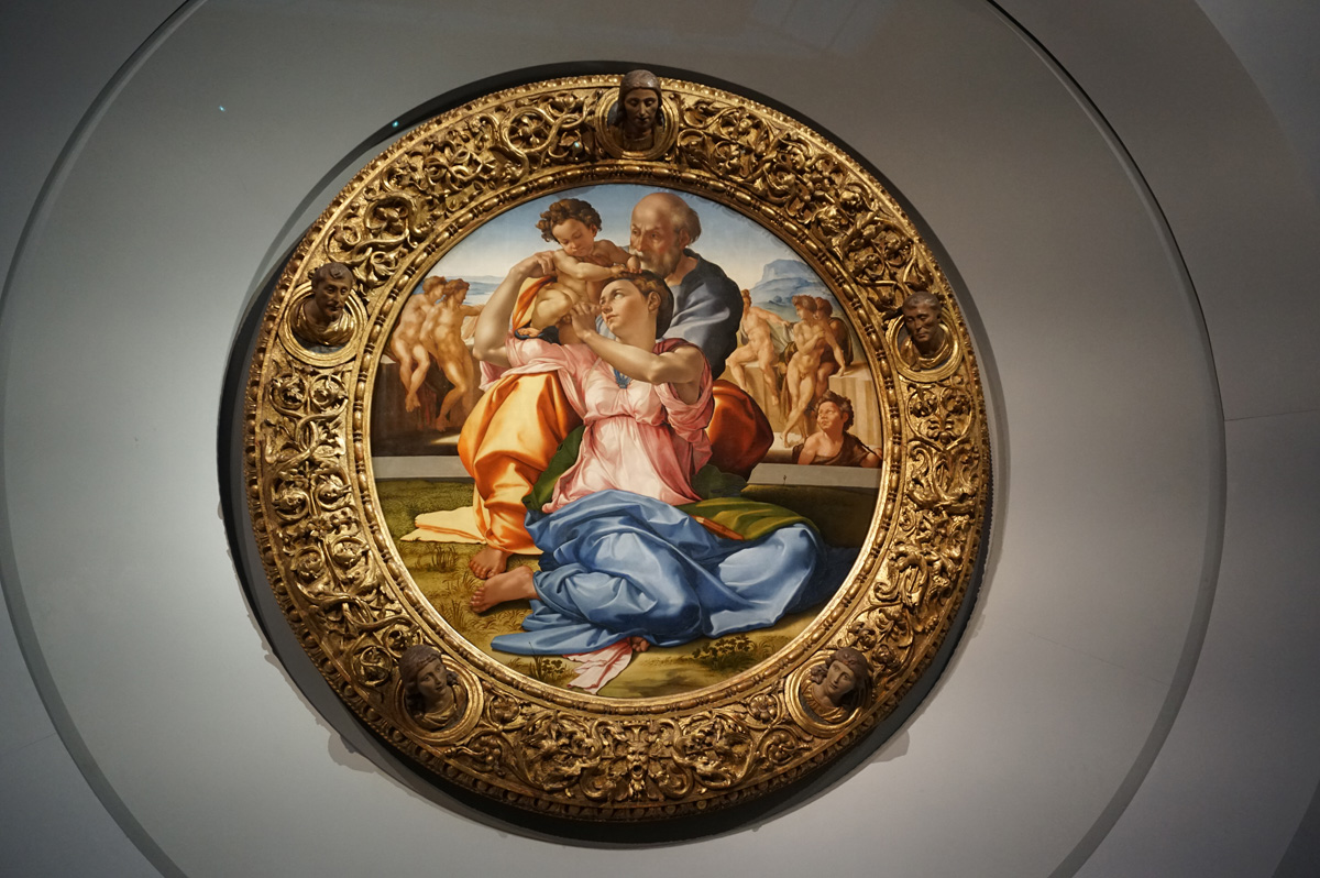 Uffizi Gallery, Michelangelo: "Doni Tondo" (~1506)