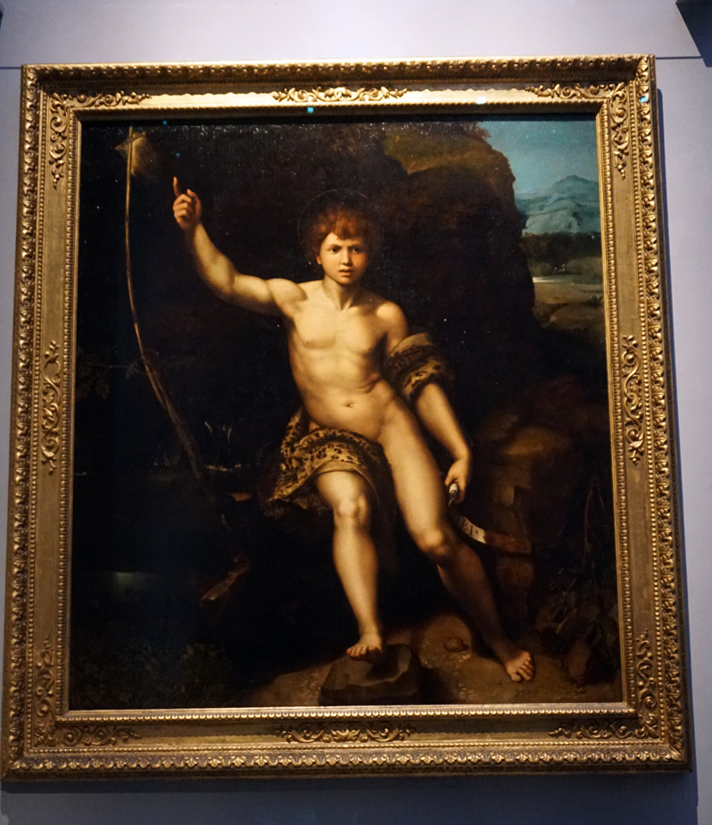 Uffizi Gallery, Raphael: St John the Baptist (1518)