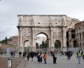 Arch of Constantine, Forum Area, Italy++ January 2019
