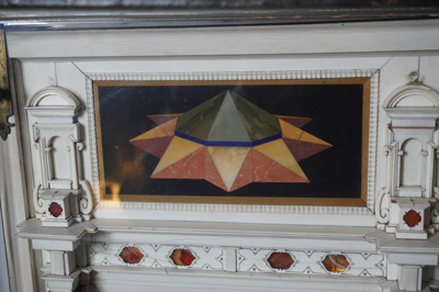 Small inlaid stonework, Rosenborg Slot, Copenhagen 2019