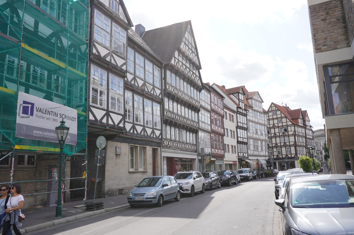 Hanover, Preserved/Restored old town street