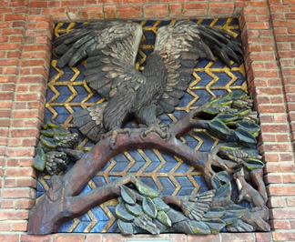 Eagle atop Yggdrasil, Oslo City Hall: Norse Mythology, Norway 2019