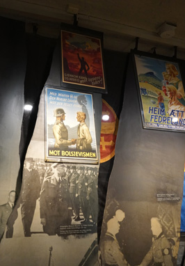Nazi propaganda, Oslo: Akerhus Festning, Norway 2019