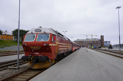 Bodo Station, Bodo to Trondheim, Norway 2019
