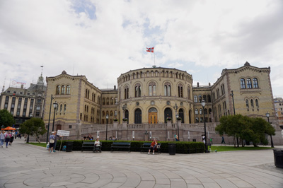 Norwegian Parliament, Around Oslo, Norway 2019