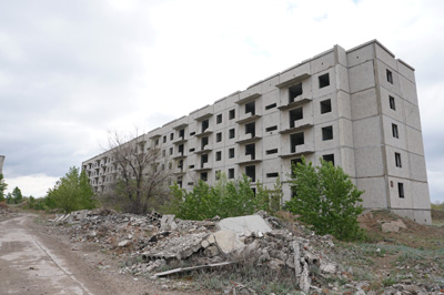 Chagan: Ghost town for former nuclear bomber base, Kazakhstan 2019