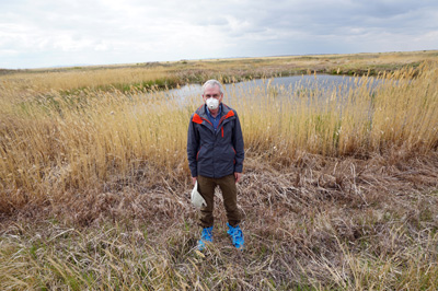 Scotsman at Ground Zero, Semipalatinsk Test Site, Kazakhstan 2019