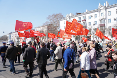 May Day March, Russia 2019 - The BAM