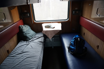 Comfortable, private, second class compartment, Komsomolsk to Tynda, Russia 2019 - The BAM