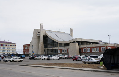 Severobaikalsk Station: Intended to evoke a ship?, Russia 2019 - The BAM