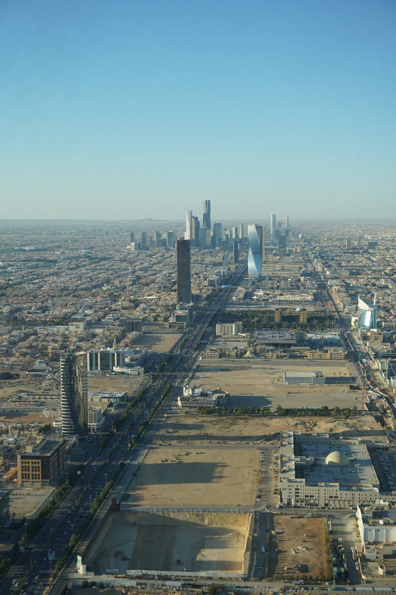 Riyadh, View from Kingdom Tower (looking North)