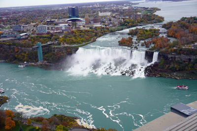 American Falls from Skylon Tower, Toronto - Chicago 2019