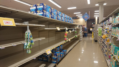 Safeway April 1st: Still low on toilet paper and paper towels, Pandemic March-November, California 2020: Pandemic & More