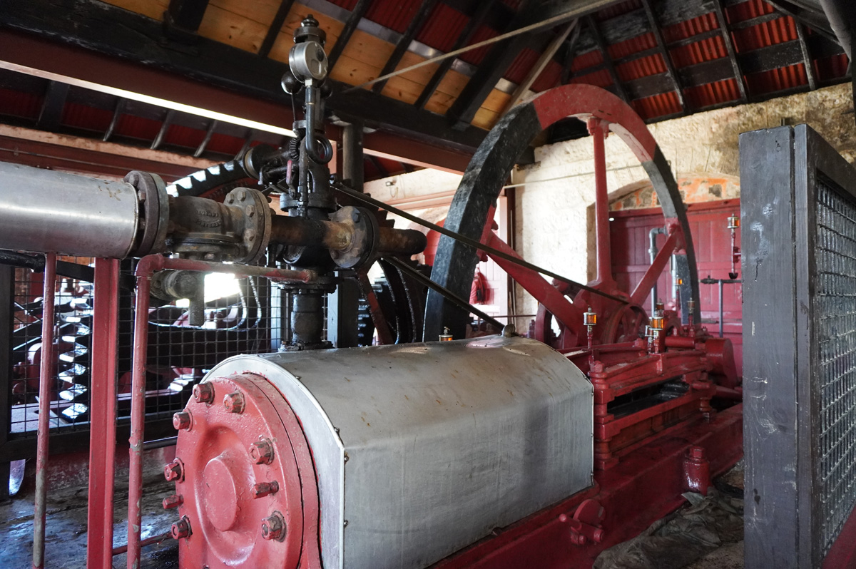 Barbados: St Nicholas Abbey, Steam cane crushing mill
