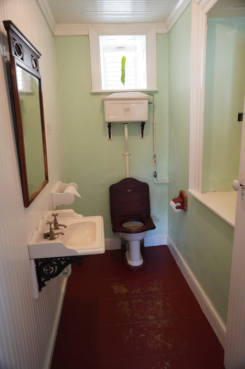 Barbados: St Nicholas Abbey, An authentic Thomas Crapper toilet