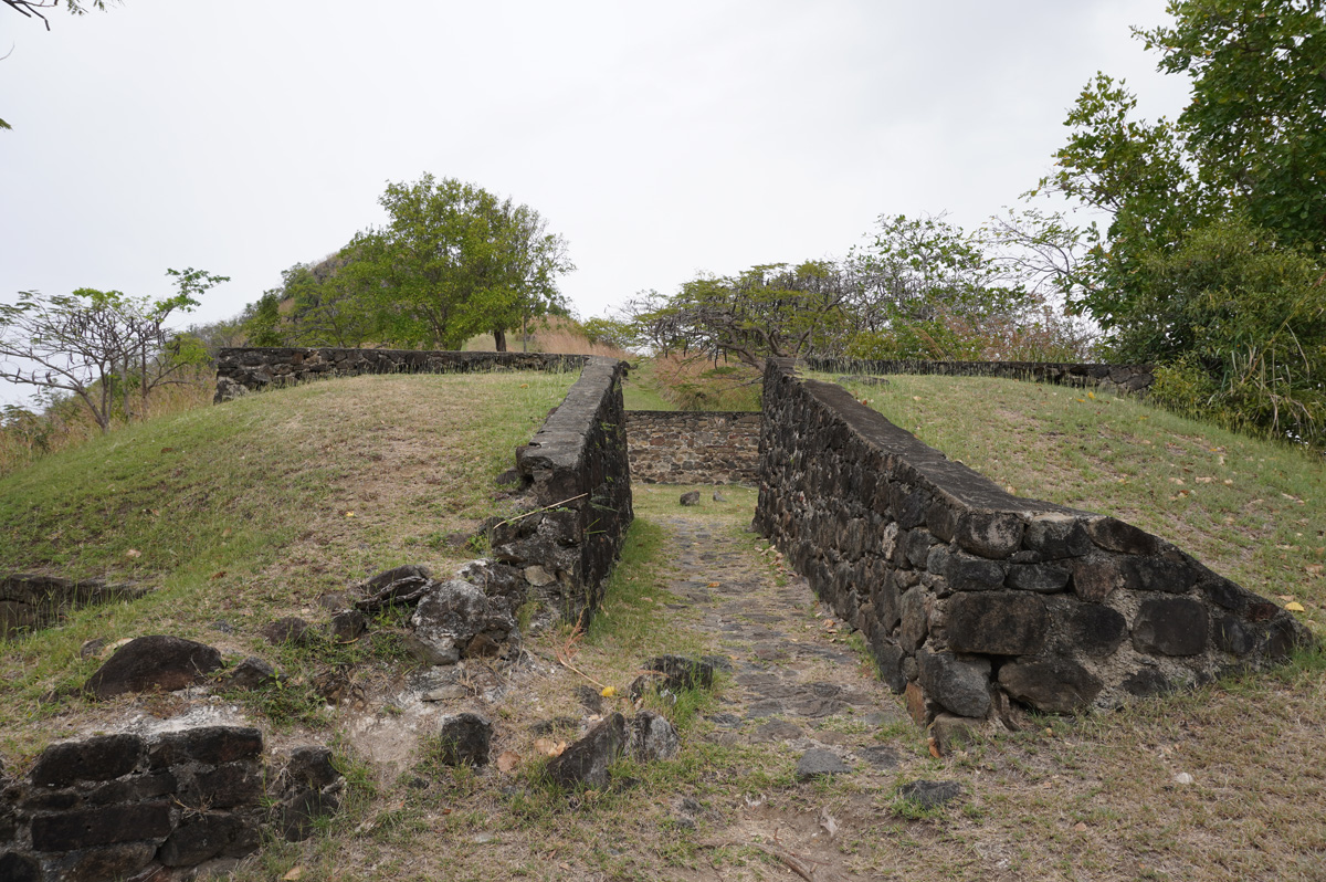 St Lucia: Pigeon Island, A"Musket Redoubt"