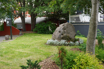 "Elf Stone" relocated from road-building site, Reykjavik, Iceland 2020 - Reykjavik Area