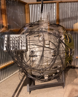 Replica of the "Gadget" (Trinity test device), National Museum of Nuclear Science & History, New Mexico to Colorado, Fall 2021