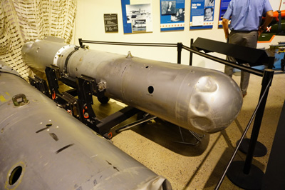 Damaged casing from Palomares bomb Accidentally dropped into th, National Museum of Nuclear Science & History, New Mexico to Colorado, Fall 2021