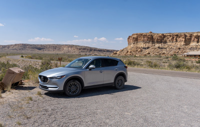 My loyal Maxda CX-5, Chaco Canyon, New Mexico to Colorado, Fall 2021