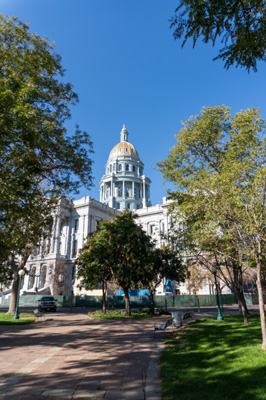 Colorado State Capitol, New Mexico to Colorado, Fall 2021