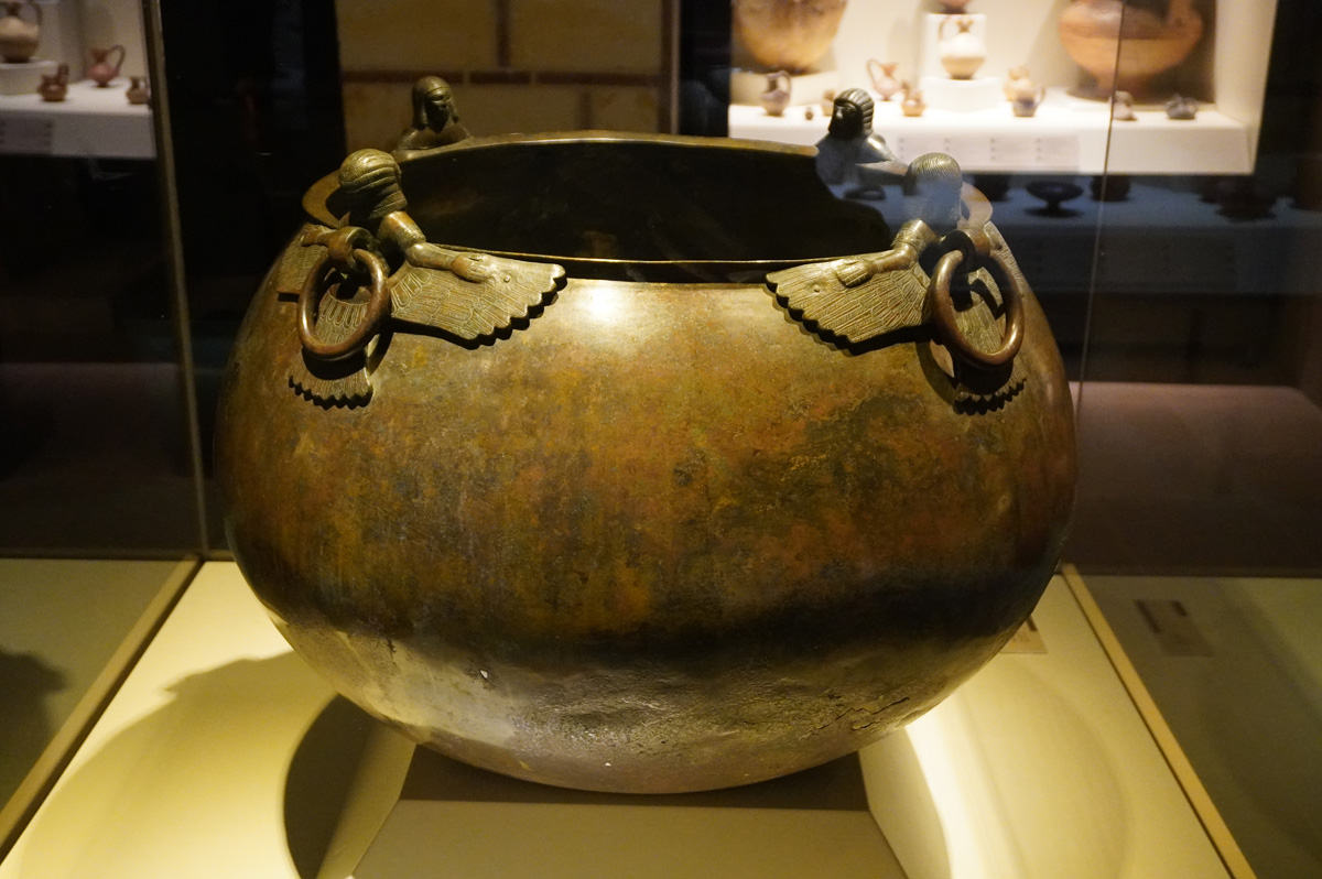 Museum of Anatolian Cilvilizations, Bronze Cauldron, 8th c BC
