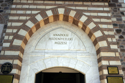 Museum of Anatolian Civilizations In a 15th c covered market., Museum of Anatolian Cilvilizations, Central Turkey 2021