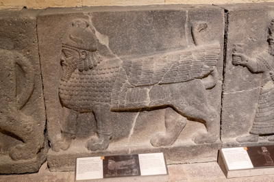 Late Hittite Human-headed Winged Lion 1200-700BC, Museum of Anatolian Cilvilizations, Central Turkey 2021