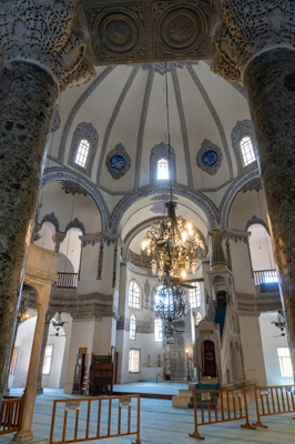 Note slightly off center Mihrab, Little Hagia Sophia, 2021 Istanbul