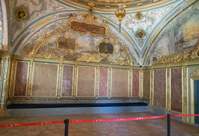 Imperial Council chamber, Topkapi Palace, 2021 Istanbul