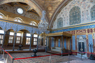 Imperial hall, Topkapi Palace, 2021 Istanbul