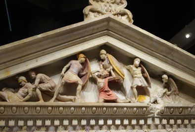 "Alexander" Sarcophagus detail, Archaeological Museum, 2021 Istanbul
