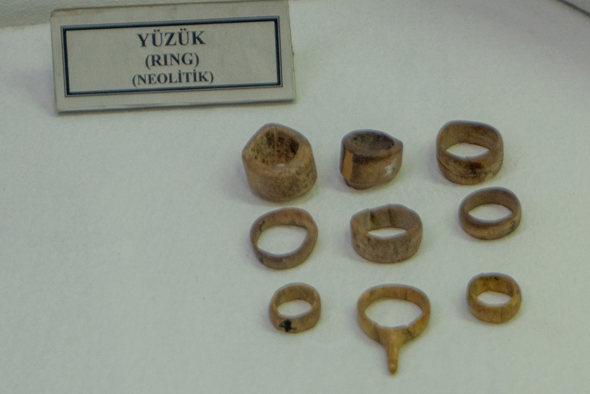 Konya Arcaheological Museum, Çatalhöyük: Neolithic bone rings