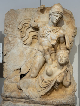 Claudius subdues Britannia, Aphrodisias Museum: Sebasteion Reliefs, South Turkey 2021