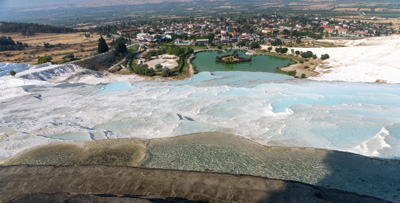 The view from above..., Pamukkale Travertines, South Turkey 2021
